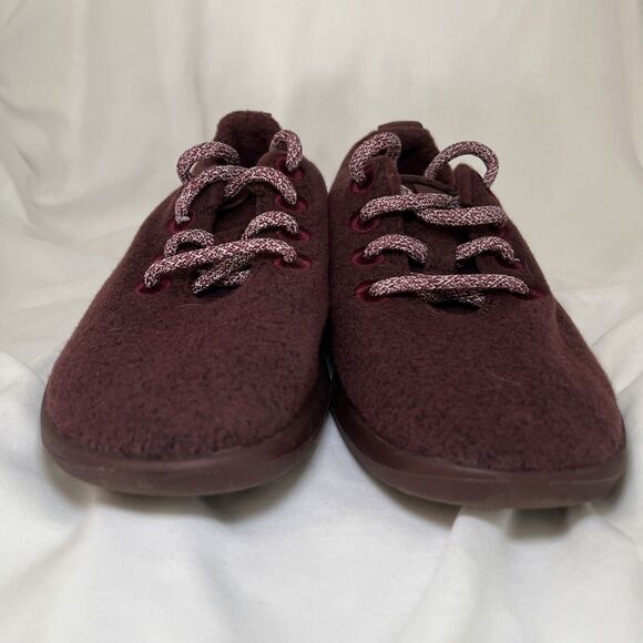 Allbirds Women's Merino Wool Runners Shoes Sneakers Red Maroon Size 6 - Picture 4 of 12